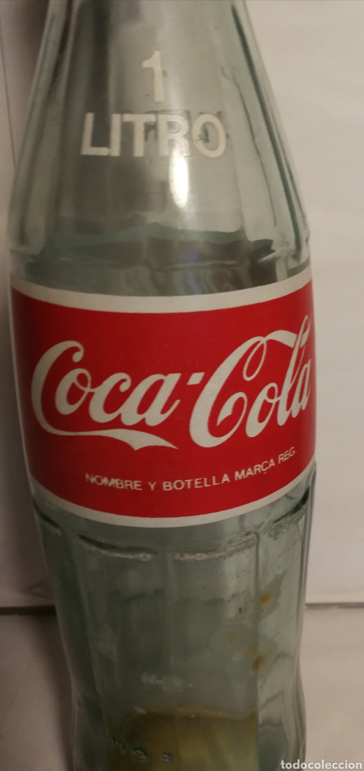 Coleccionismo de Coca-Cola y Pepsi: botella coca-cola d 1 litro - Foto 2