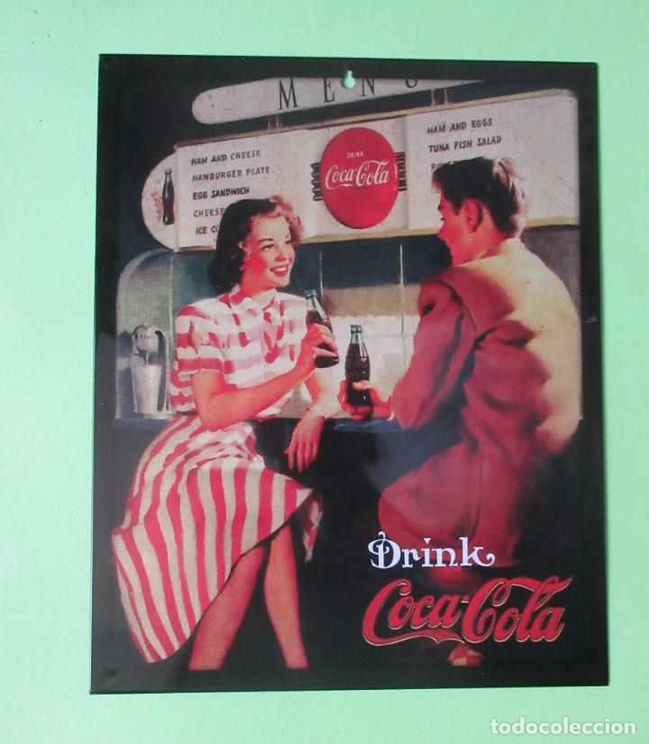 Collecting of Coca-Cola and Pepsi: Placa de metas de la casa coca cola medidas 28 x 22