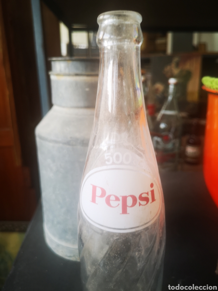 Coleccionismo de Coca-Cola y Pepsi: botella de 500cl de pepsi, serigrafiada - Foto 2