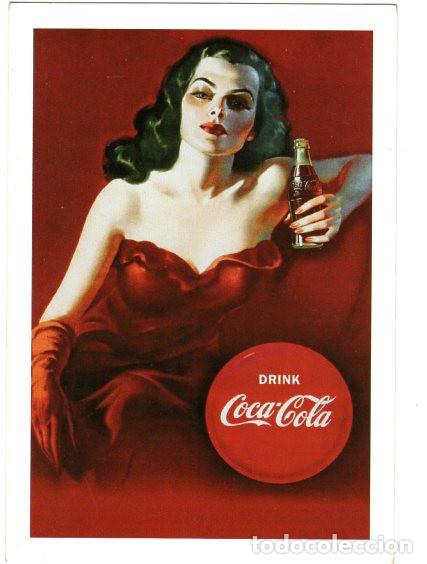 Colecionismo de Coca-Cola e Pepsi: COCA - COLA / TARJETA POSTAL PUBLICIDAD