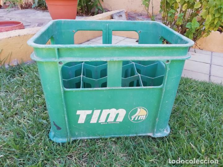 Collecting of Coca-Cola and Pepsi: Antigua caja de botellas litro de refresco Gaseosa TIM TEEM - Pepsi Cola - Ahemon Canarias