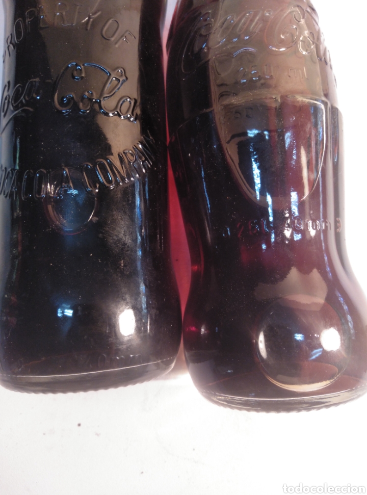 Coleccionismo de Coca-Cola y Pepsi: Lote 2 botellas Cocacola - Foto 7