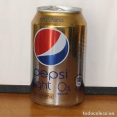 Coleccionismo de Coca-Cola y Pepsi: LATA PEPSI LIGHT SIN CAFEINA. 33CL. CAN BOTE COLA PUNT FONDO