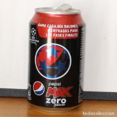 Coleccionismo de Coca-Cola y Pepsi: LATA PEPSI MAX UEFA CHAMPIONS LEAGUE. 33CL. CAN BOTE COLA
