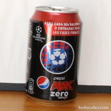 Coleccionismo de Coca-Cola y Pepsi: LATA PEPSI MAX UEFA CHAMPIONS LEAGUE. 33CL. CAN BOTE COLA RED