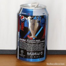 Coleccionismo de Coca-Cola y Pepsi: LATA PEPSI MAX UEFA CHAMPIONS LEAGUE. 33CL. CAN BOTE COLA MADRID 19 FINAL