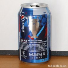 Coleccionismo de Coca-Cola y Pepsi: LATA PEPSI UEFA CHAMPIONS LEAGUE. 33CL. CAN BOTE COLA MADRID 19 FINAL