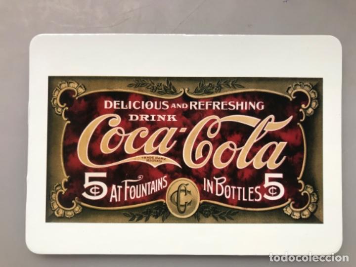 Collectionnisme de Coca-Cola et Pepsi: Coca-Cola Postal Imantada 1996. Imagen cartel 1905 utilizado en camiones de reparto.