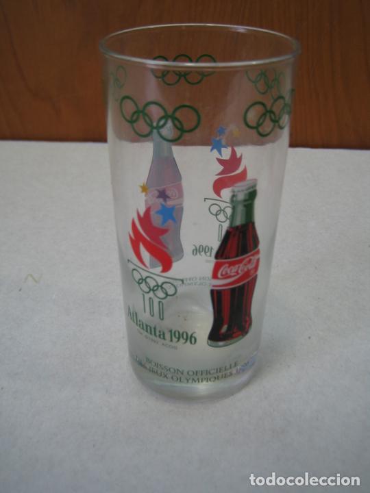 Collecting of Coca-Cola and Pepsi: Antiguo vaso de Coca Cola. Olimpiada de Atlanta 1996