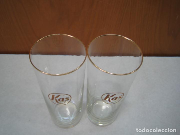 Coleccionismo de Coca-Cola y Pepsi: Antiguos vasos de refresco Kas - Foto 2