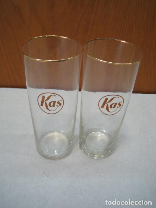 Coleccionismo de Coca-Cola y Pepsi: Antiguos vasos de refresco Kas - Foto 3