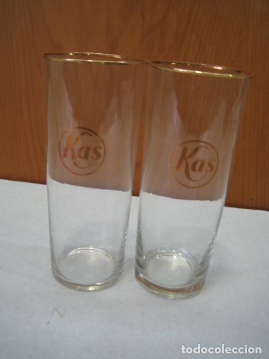Coleccionismo de Coca-Cola y Pepsi: Antiguos vasos de refresco Kas - Foto 4