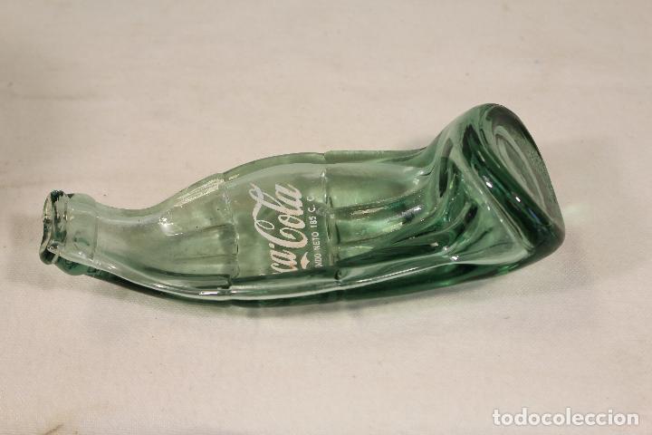 Coleccionismo de Coca-Cola y Pepsi: botella cristal aplastada cocacola