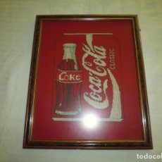 Coleccionismo de Coca-Cola y Pepsi: CUADRO COCACOLA+ RELOJ. Lote 218180400