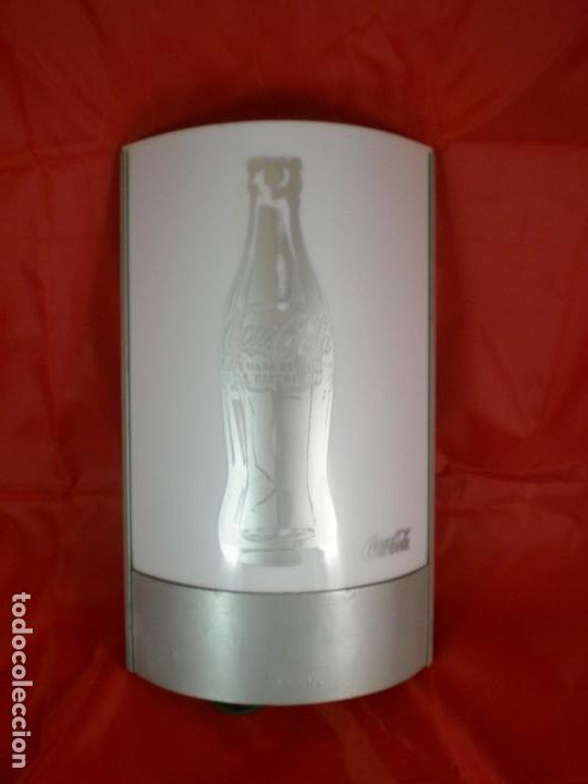 Coleccionismo de Coca-Cola y Pepsi: Aplique Pared Coca Cola - Luz - Foto 1