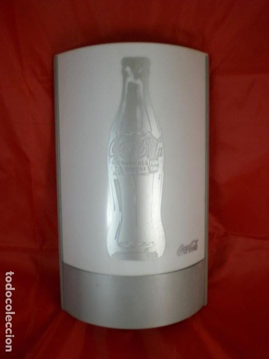 Coleccionismo de Coca-Cola y Pepsi: Aplique Pared Coca Cola - Luz - Foto 1