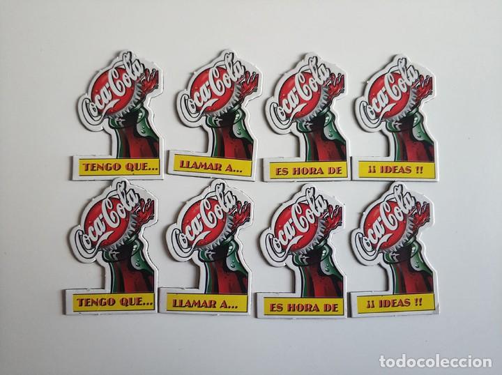 Collectionnisme de Coca-Cola et Pepsi: Lote de 8 imanes de cocacola tengo que... llamar a... es hora de, ideas coca cola