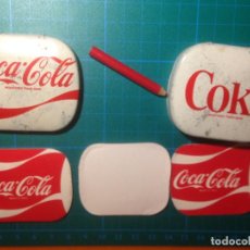 Coleccionismo de Coca-Cola y Pepsi: ANTIGUA CAJITA METÁLICA DE COCA COLA - COKE + LAPIZ + LIBRETA - OLD BOX