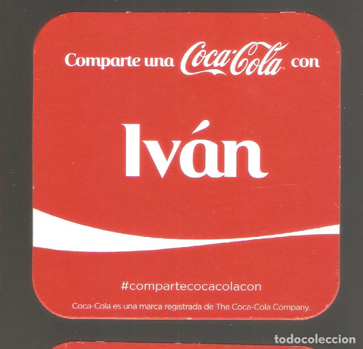 Coleccionismo de Coca-Cola y Pepsi: 1 posa vaso de coca cola espa&ntilde;a ivan - Foto 1