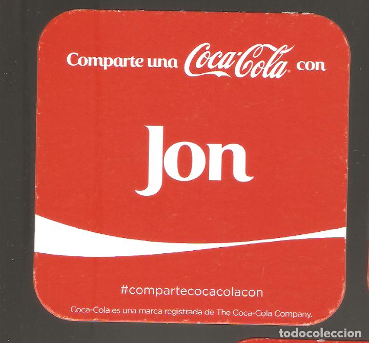 Coleccionismo de Coca-Cola y Pepsi: 1 posa vaso de coca cola espa&ntilde;a jon - Foto 1