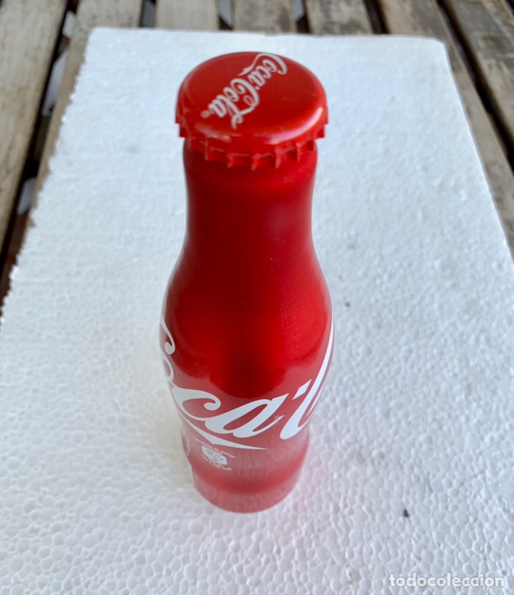 Coleccionismo de Coca-Cola y Pepsi: BOTELLA DE COCA-COLA DE ALUMINIO SIN ABRIR - Foto 3