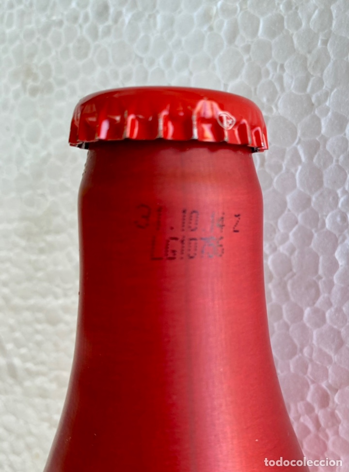 Coleccionismo de Coca-Cola y Pepsi: BOTELLA DE COCA-COLA DE ALUMINIO SIN ABRIR - Foto 5