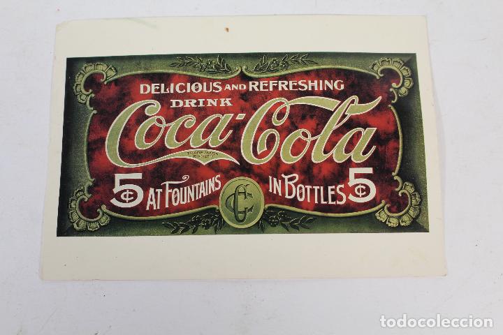 Collecting of Coca-Cola and Pepsi: COCA - COLA / TARJETA POSTAL PUBLICIDAD - 1992