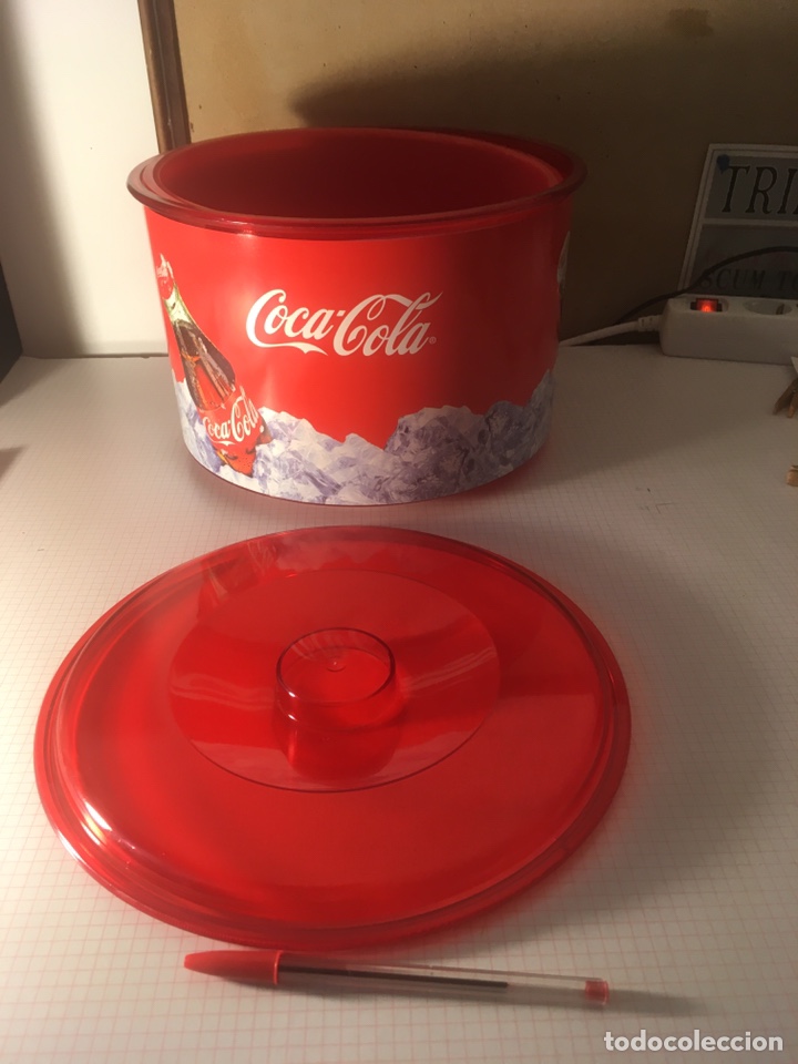 cubitera con tapa coca-cola - Compra venta en todocoleccion