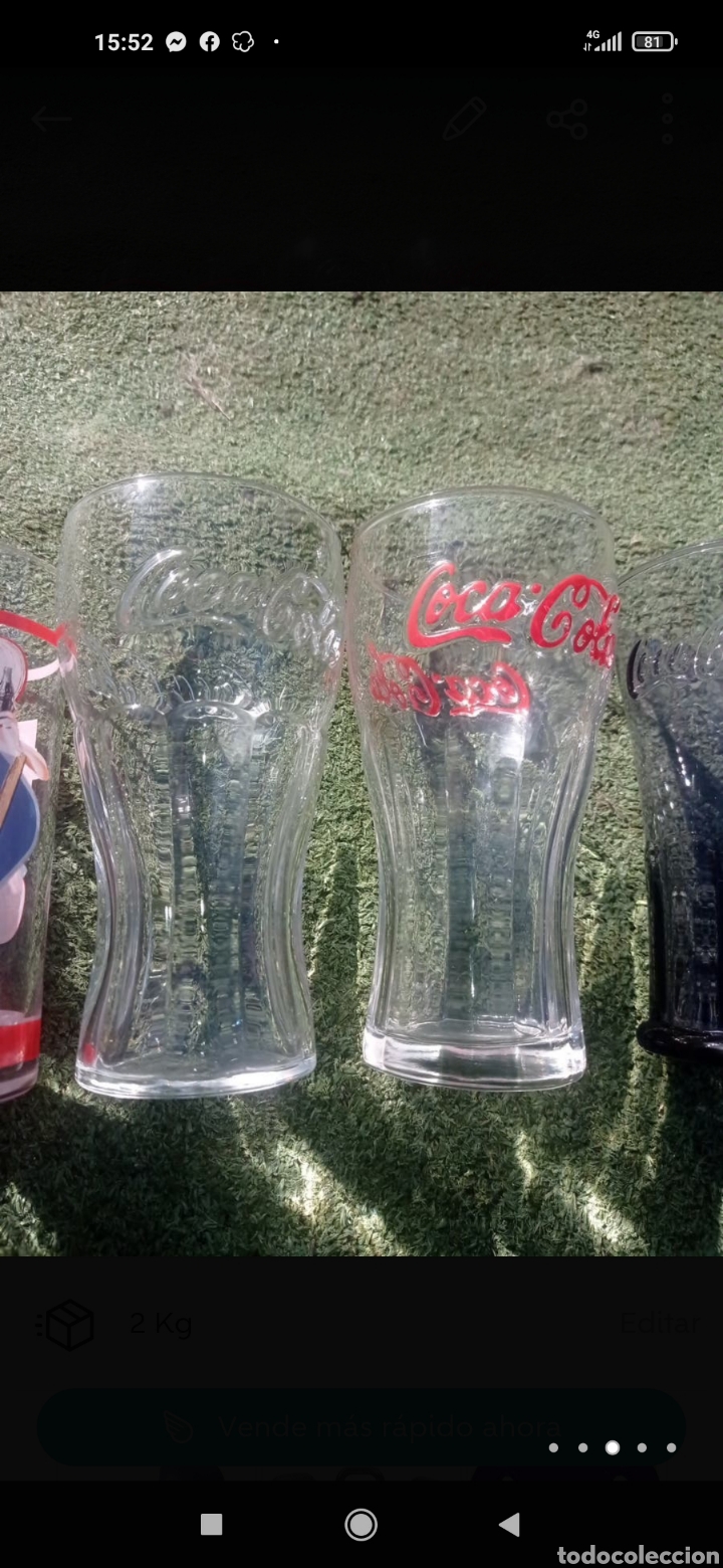 Coleccionismo de Coca-Cola y Pepsi: Lote vasos variados Coca-Cola - Foto 4