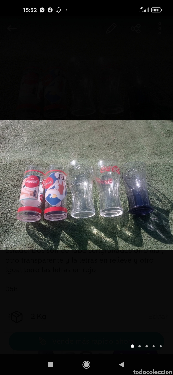Coleccionismo de Coca-Cola y Pepsi: Lote vasos variados Coca-Cola - Foto 1
