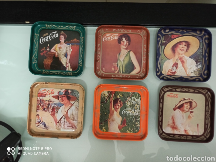 Sammeln von Coca-Cola und Pepsi: Colecci&oacute;n posavasos coca cola metalicos