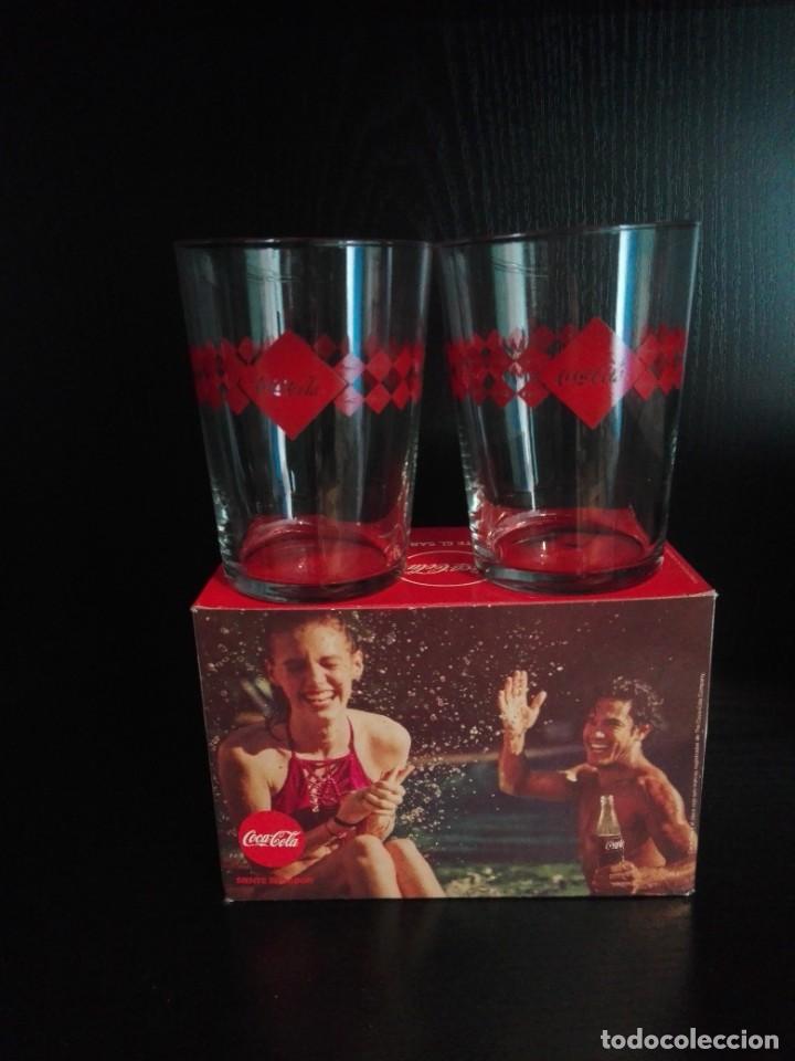 Colecionismo de Coca-Cola e Pepsi: Dos vasos anchos Coca Cola