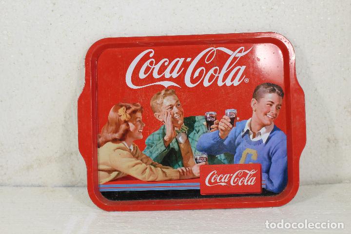 Sammeln von Coca-Cola und Pepsi: COCA COLA Bandeja vintage metalica