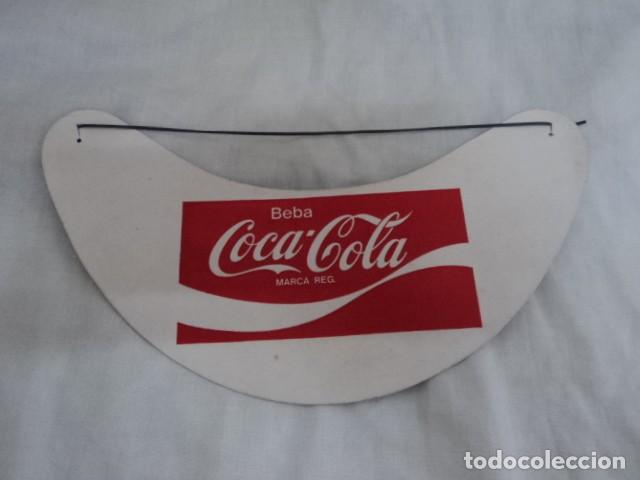 Sammeln von Coca-Cola und Pepsi: MAGNIFICA VISERA GORRA ANTIGUA PUBLICIDAD BEBA COCA COLA EN CARTON A&Ntilde;OS 70