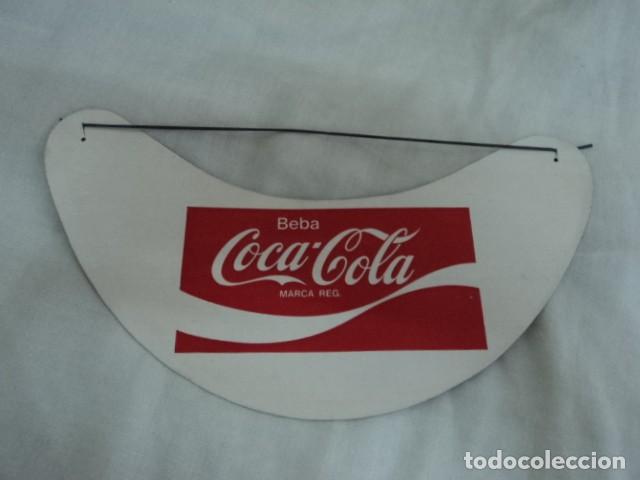 Sammeln von Coca-Cola und Pepsi: PRECIOSA GORRA O VISERA PUBLICIDAD BEBA COCA COLA EN CARTON COMPLETA A&Ntilde;OS 70