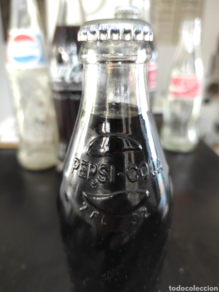 Sammeln von Coca-Cola und Pepsi: PEPSI COLA Botella de Estados Unidos 7 fl.oz.