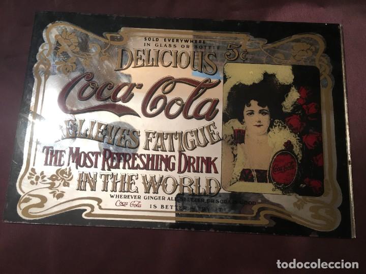 Coleccionismo de Coca-Cola y Pepsi: ESPEJO LITOGRAFIADO COCA COLA - Foto 2