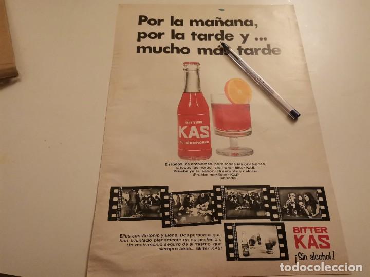 Collectionnisme de Coca-Cola et Pepsi: BITTER KAS SIN ALCOHOL REVERSO GEL BA&Ntilde;O MAJA MYRYRGIA ANUNCIO PUBLICIDAD REVISTA A&Ntilde;O 1969