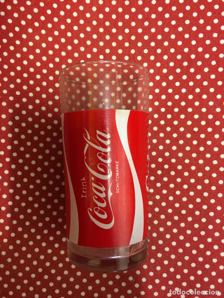Coleccionismo de Coca-Cola y Pepsi: vaso de coca cola antiguo - Foto 2