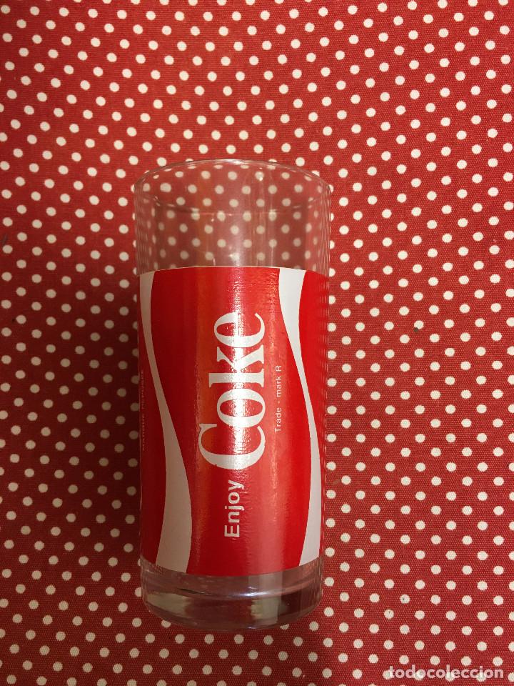 Coleccionismo de Coca-Cola y Pepsi: vaso de coca cola antiguo - Foto 3