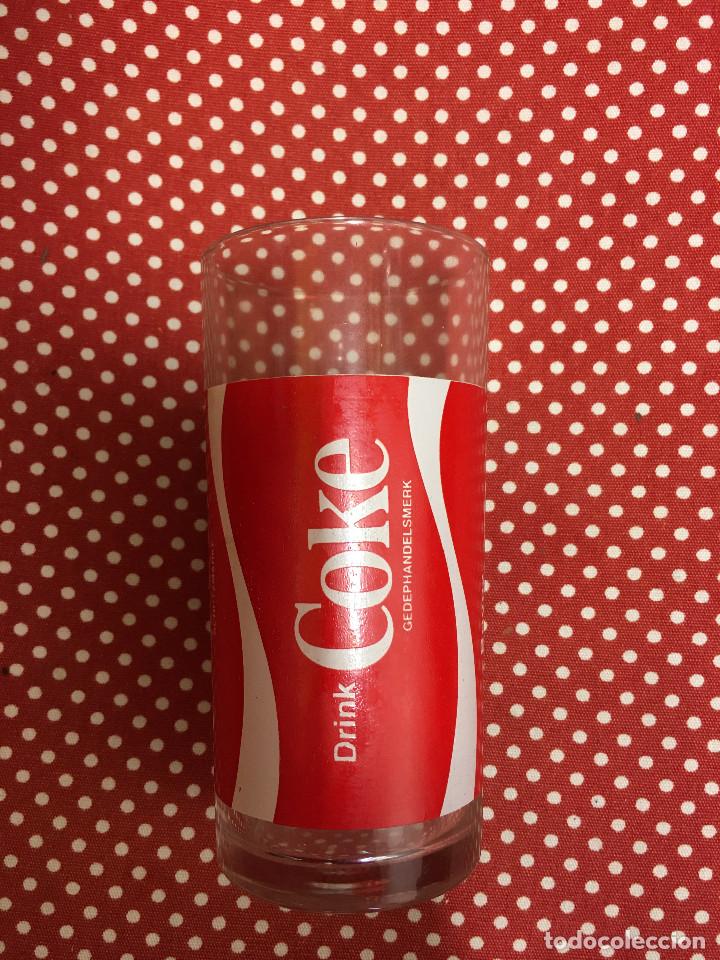 Coleccionismo de Coca-Cola y Pepsi: vaso de coca cola antiguo - Foto 4