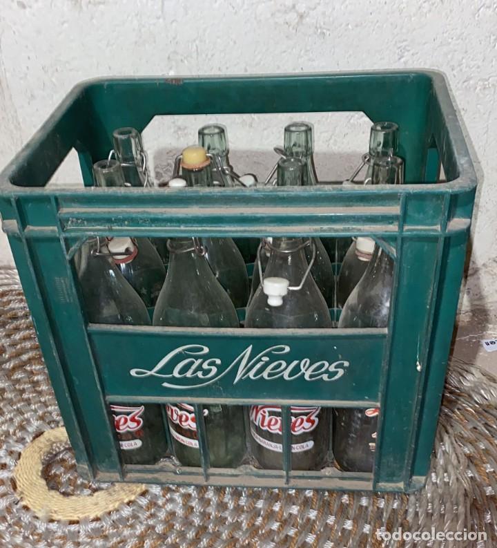 Sammeln von Coca-Cola und Pepsi: BOTELLAS BEBIDAS REFRESCANTES LAS NIEVES LOTE DE 12 UDS