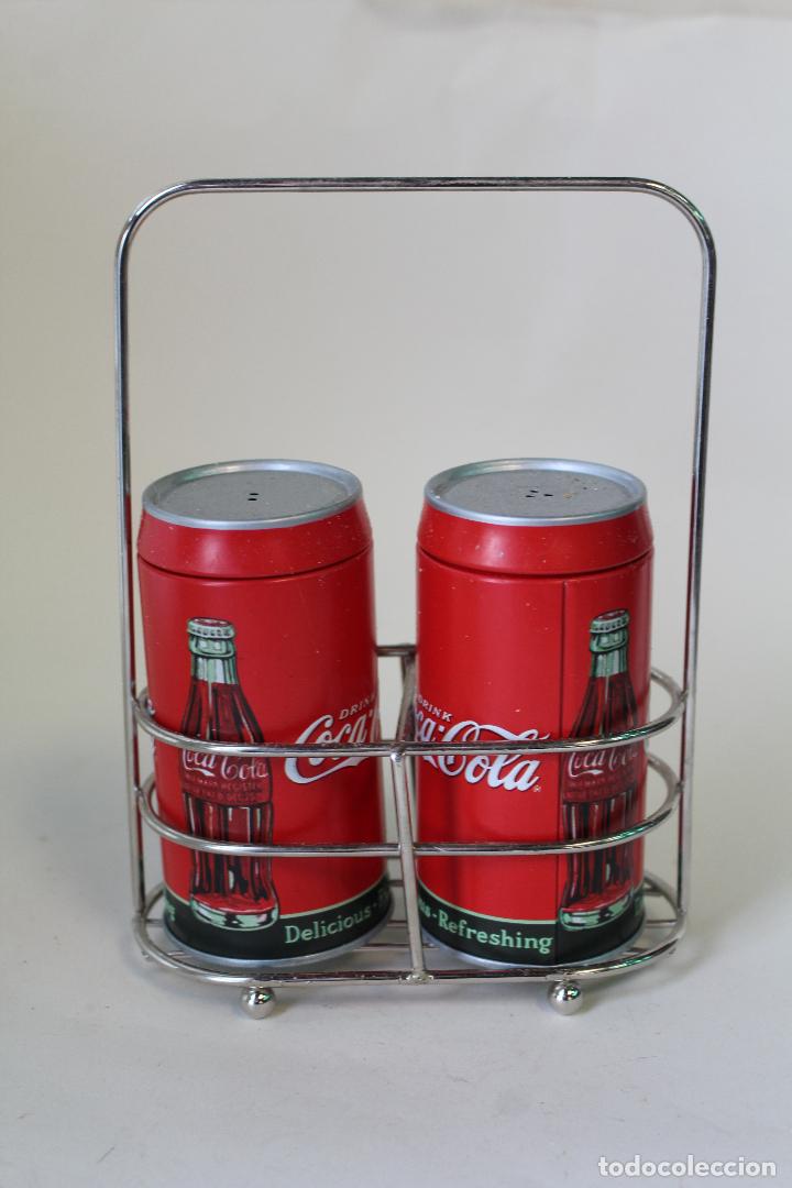 Coleccionismo de Coca-Cola y Pepsi: set cocacola saleros - Foto 2