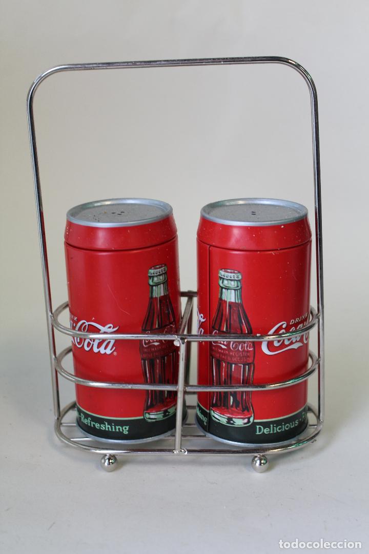 Coleccionismo de Coca-Cola y Pepsi: set cocacola saleros - Foto 1