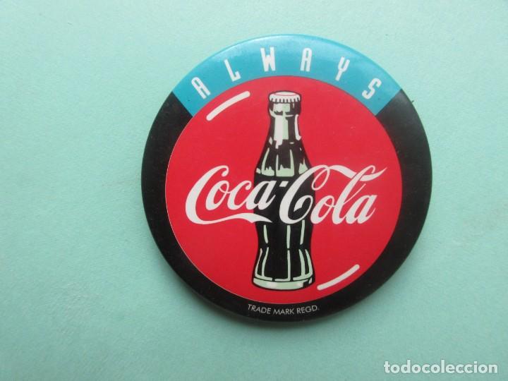 Coleccionismo de Coca-Cola y Pepsi: Antigua chapa de la casa coca cola