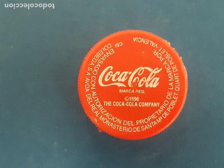 Collecting of Coca-Cola and Pepsi: TAPON DE ROSCA DE PLASTICO COCA COLA COLEBEGA VALENCIA 1996