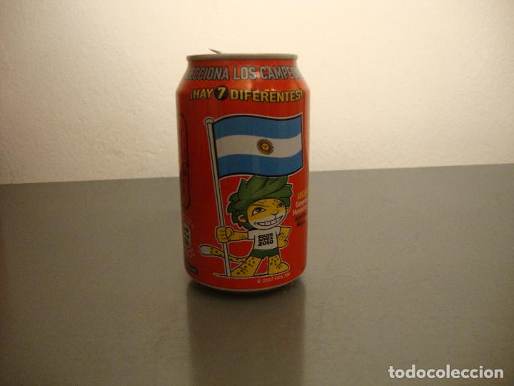 Collecting of Coca-Cola and Pepsi: LATA COCA COLA VACIA EDICION MUNDIAL SUDAFRICA ARGENTINA