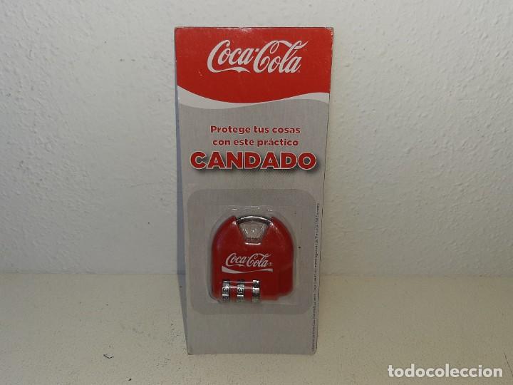 Sammeln von Coca-Cola und Pepsi: ANTIGUO CANDADO CON CLAVE NUMERICA REGALO PROMOCIONAL DE COCA COLA EN BLISTER