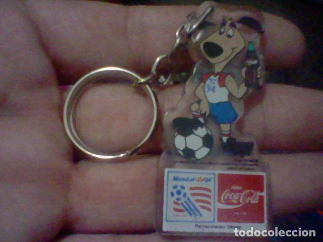 Sammeln von Coca-Cola und Pepsi: FUTBOL USA 1994 MUNDIAL AMERICA MASCOTA PROMOCIONAL COCA COLA 6 CMS ALTO LLAVERO