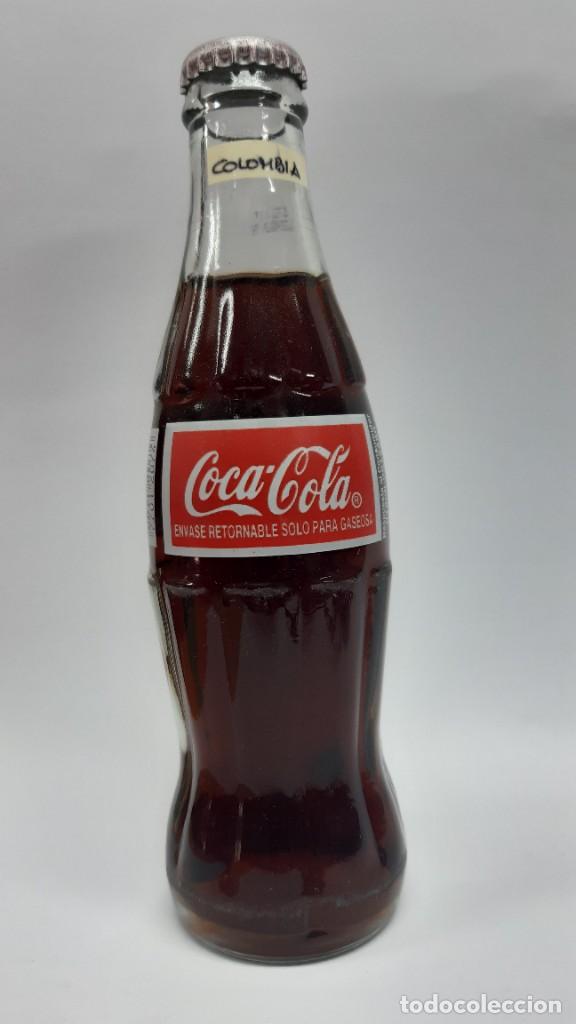 Colecionismo de Coca-Cola e Pepsi: Coca Cola botella Colombia, chapa especial